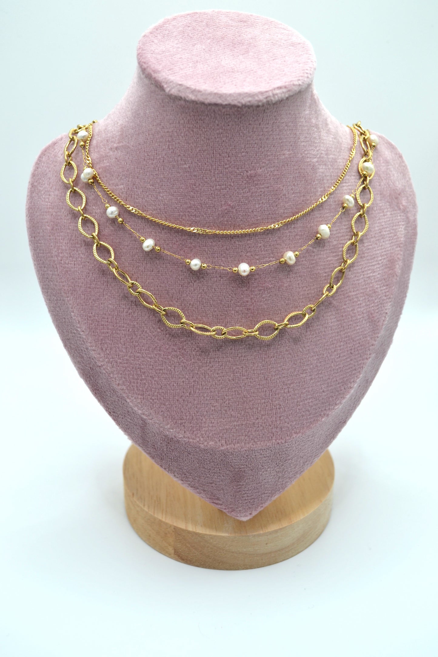 Le collier 3 rangs "