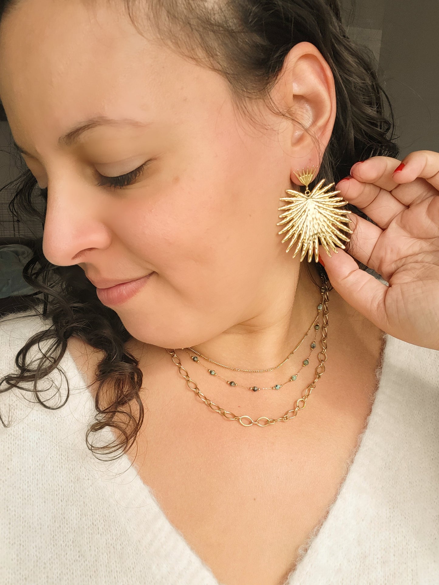 Les boucles d'oreilles "Isis"