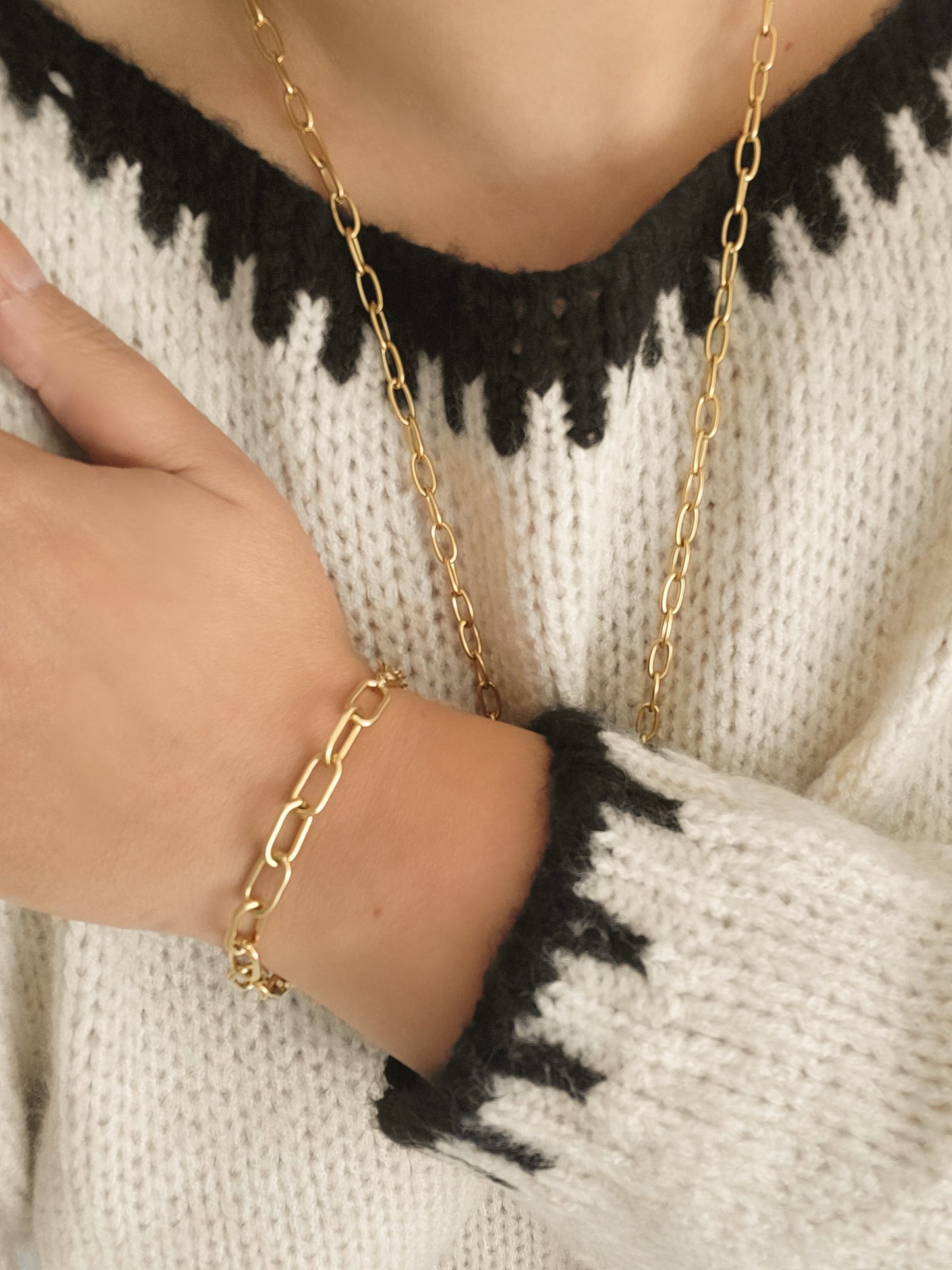 Le bracelet maille "Jannie"