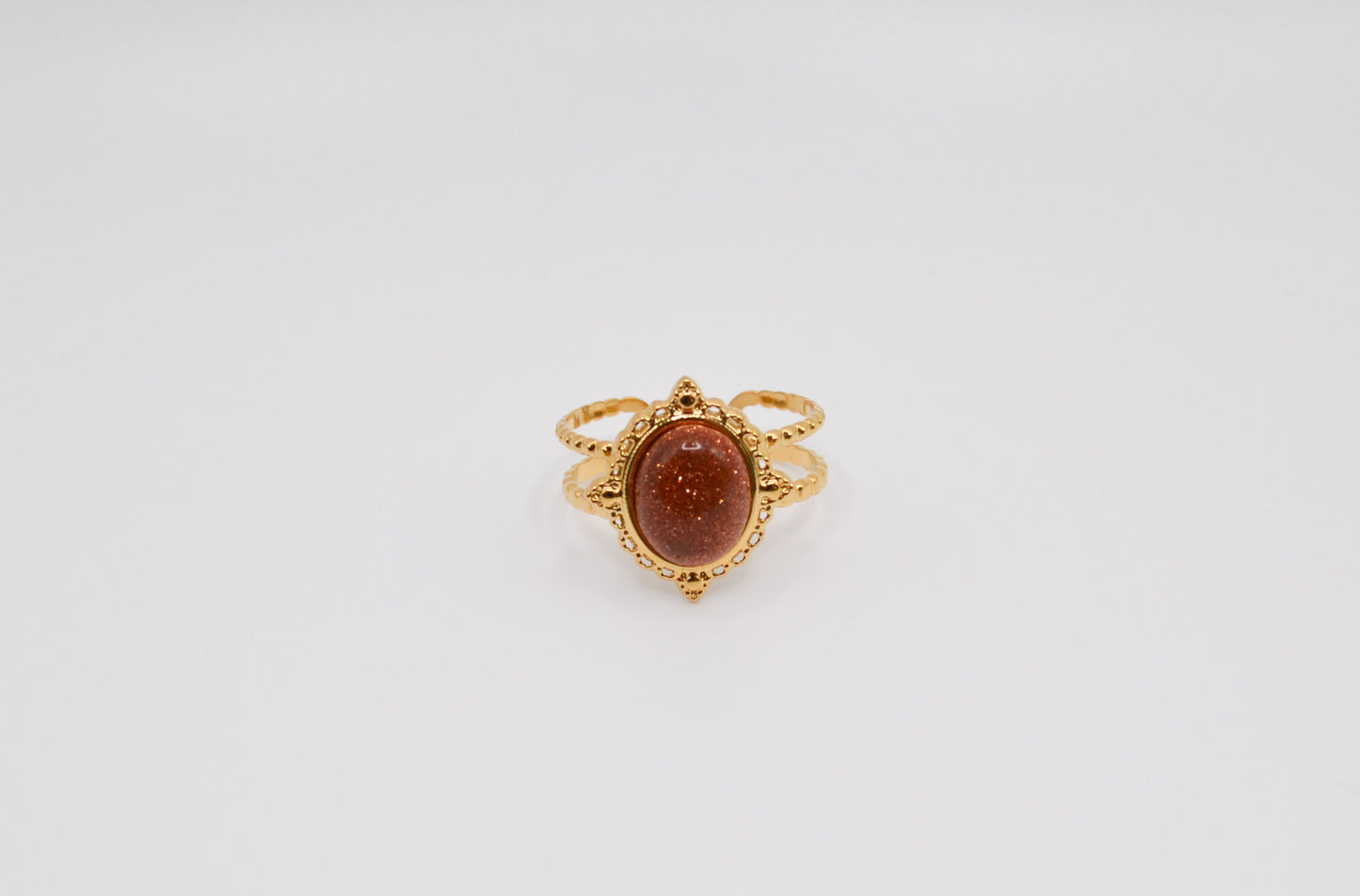 La bague "Olaïana" sable d'or