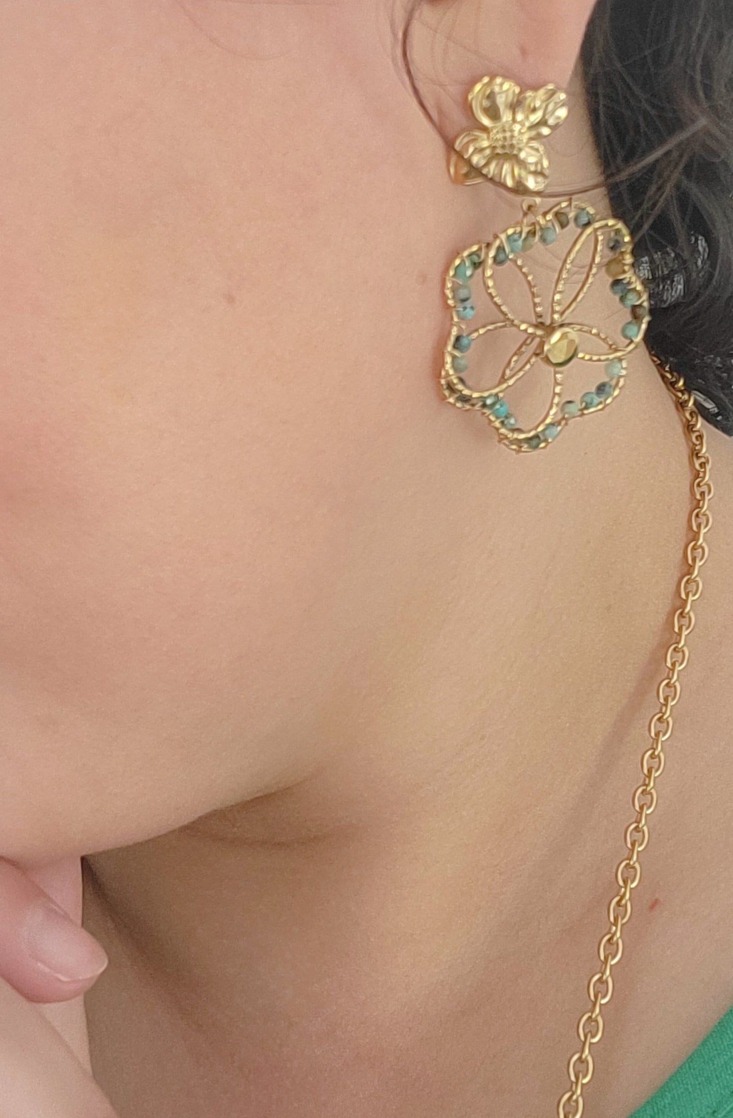 Les boucles d'oreilles "Azura"