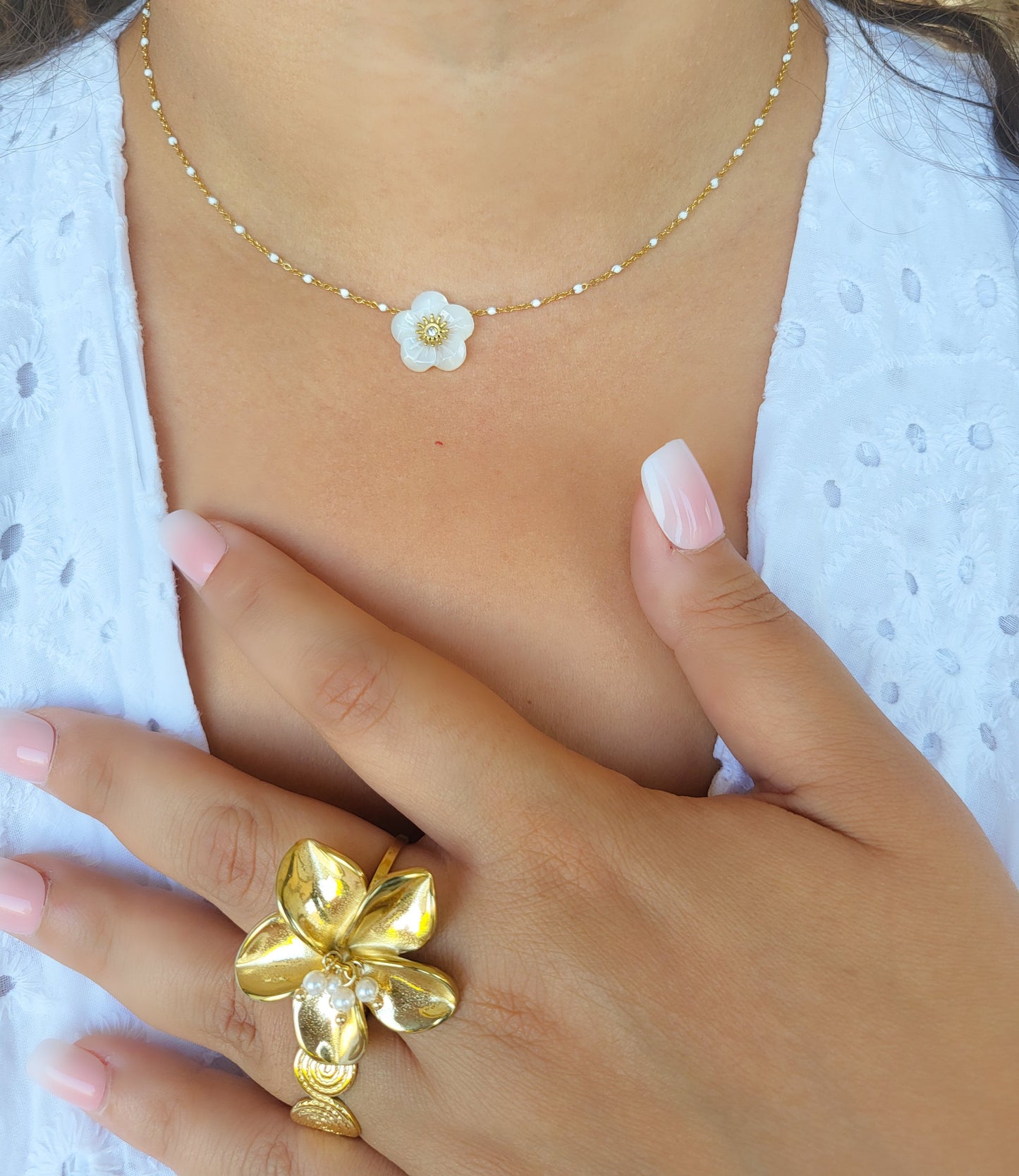 Le collier "Vanille"
