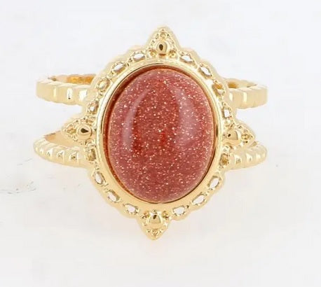 La bague "Olaïana" sable d'or