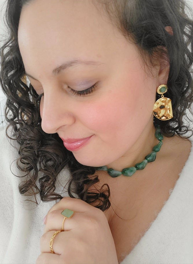 Les boucles d'oreilles "Aurora"