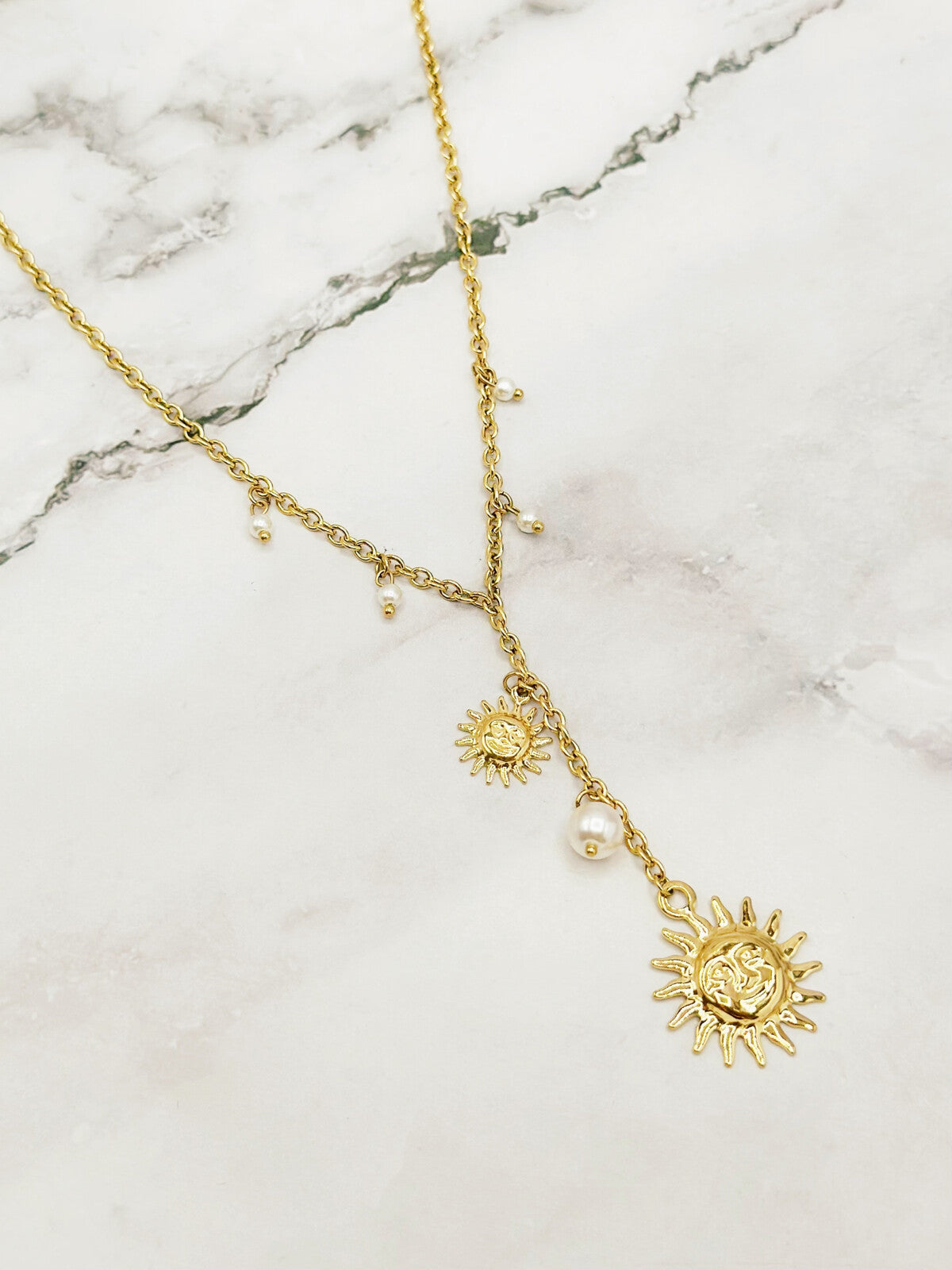 Le collier "Y" soleil