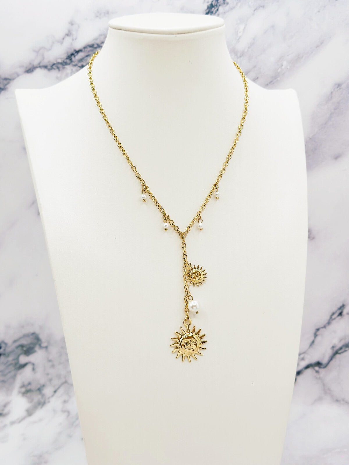 Le collier "Y" soleil