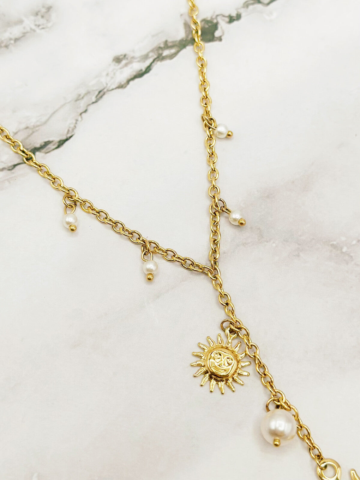 Le collier "Y" soleil