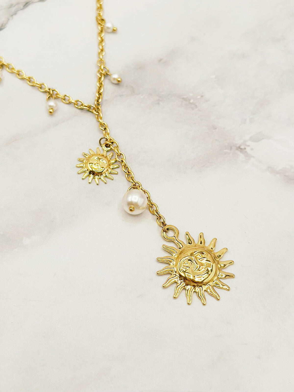 Le collier "Y" soleil
