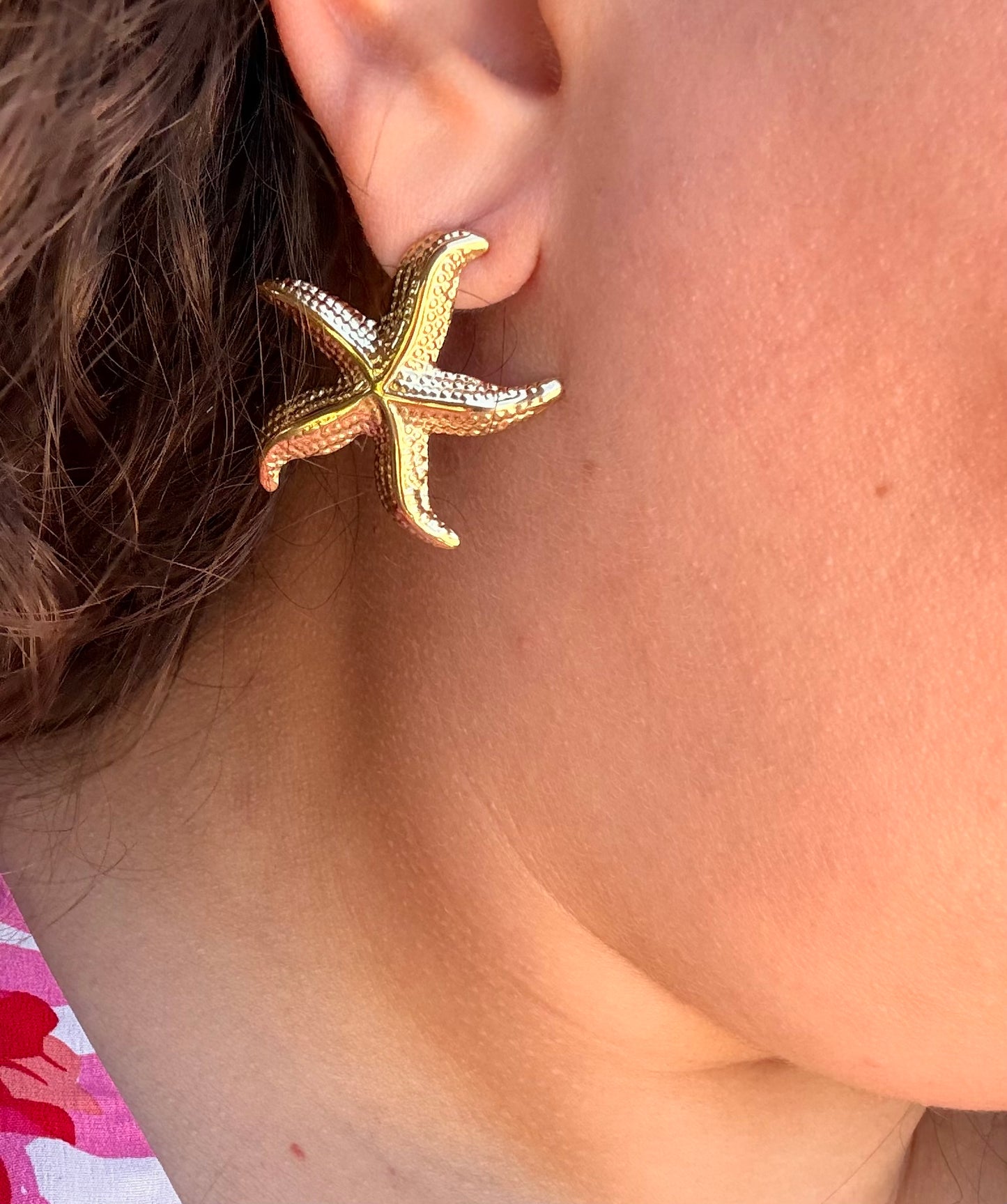 Les boucles d'oreilles Puce - ETOILE DE MER