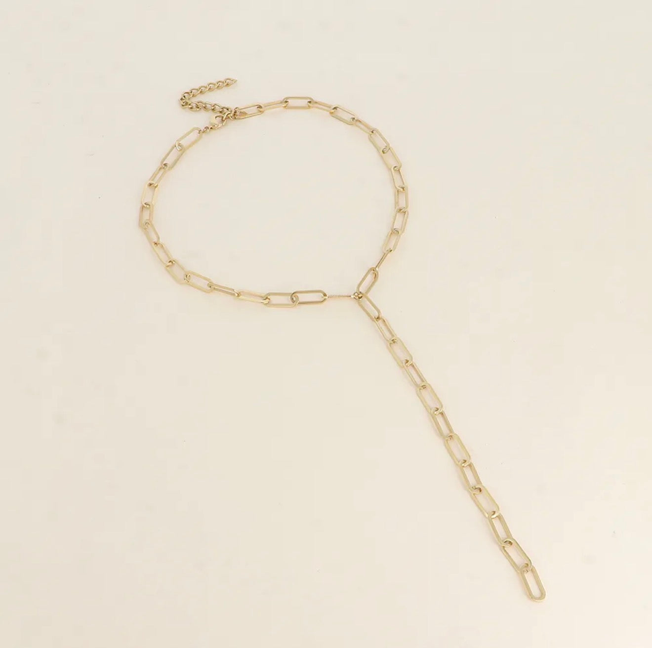 Le collier Y - charm