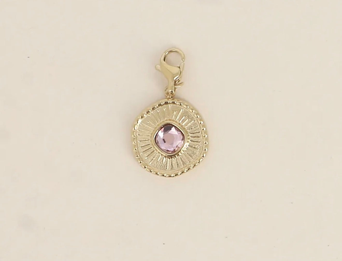 Le charm MELISSANDRE - rose