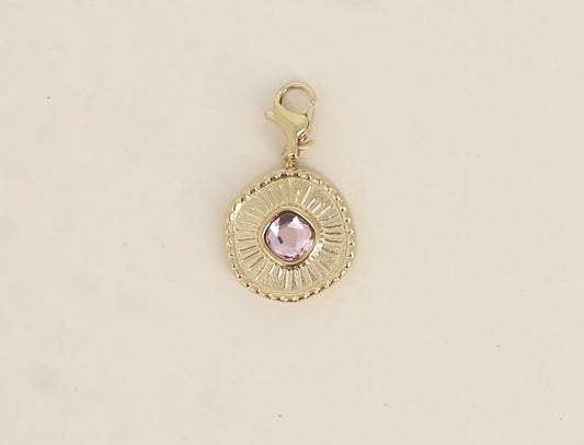 Le charm MELISSANDRE - rose