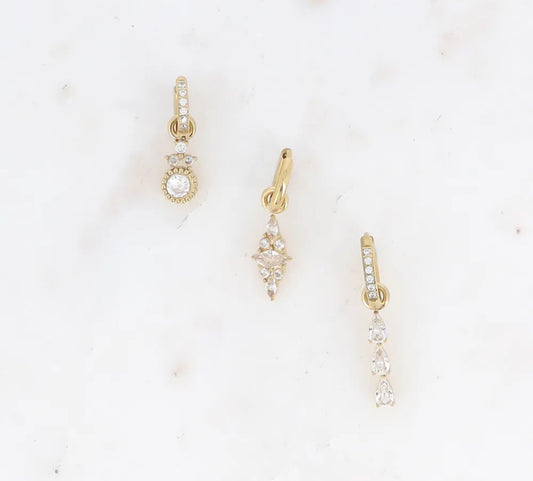 Le set de 3 boucles JOYANA