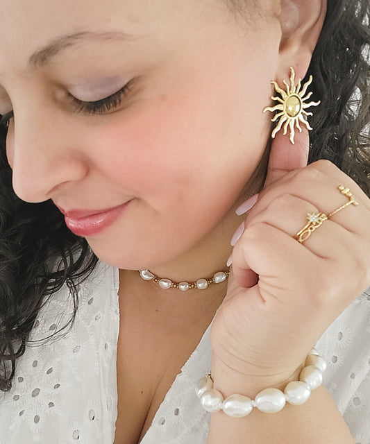 Les boucles d'oreilles "Soléa"