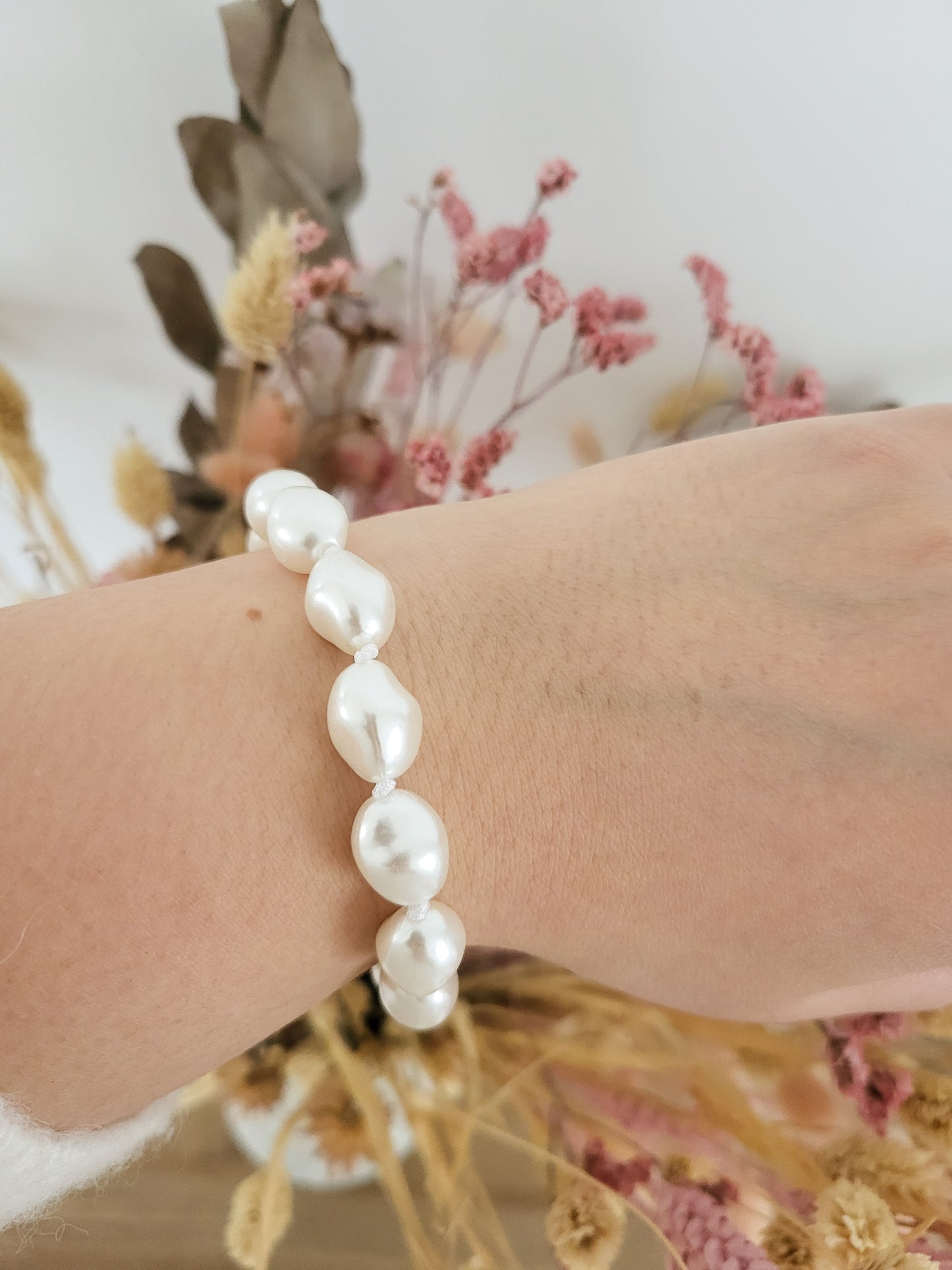 Le bracelet "Sixtine" blanc