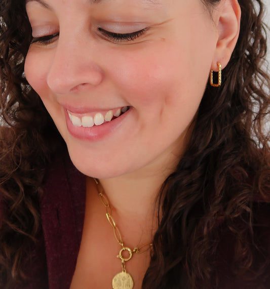 Les boucles d'oreilles "Aster"