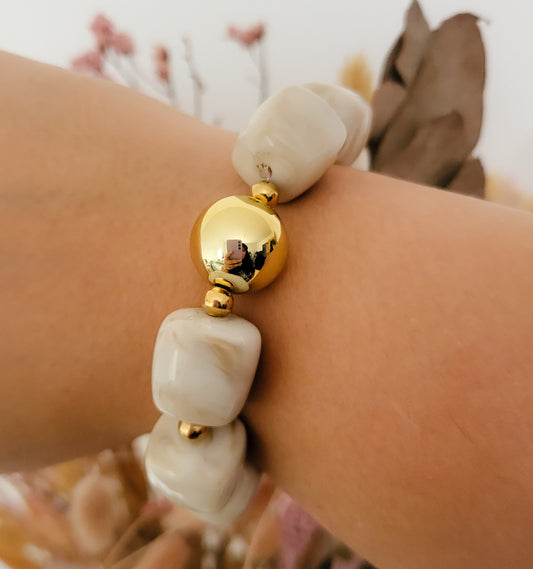 Le bracelet MARILOU - Beige