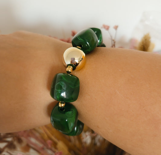 Le bracelet MARILOU - Vert