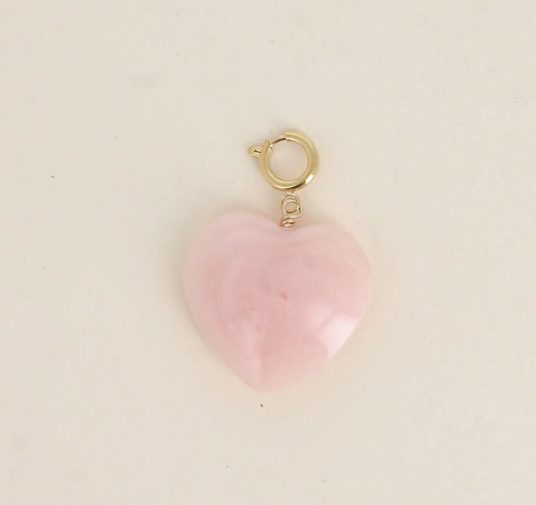 Le charm "Valentine" rose