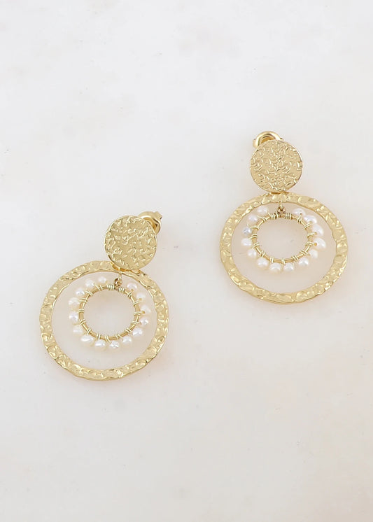 Les boucles d'oreilles "Perla"