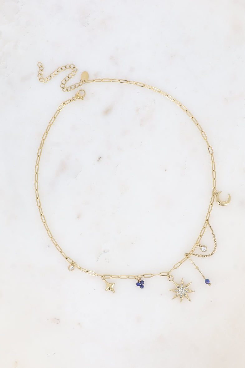 Le collier charm "Etoile du nord"