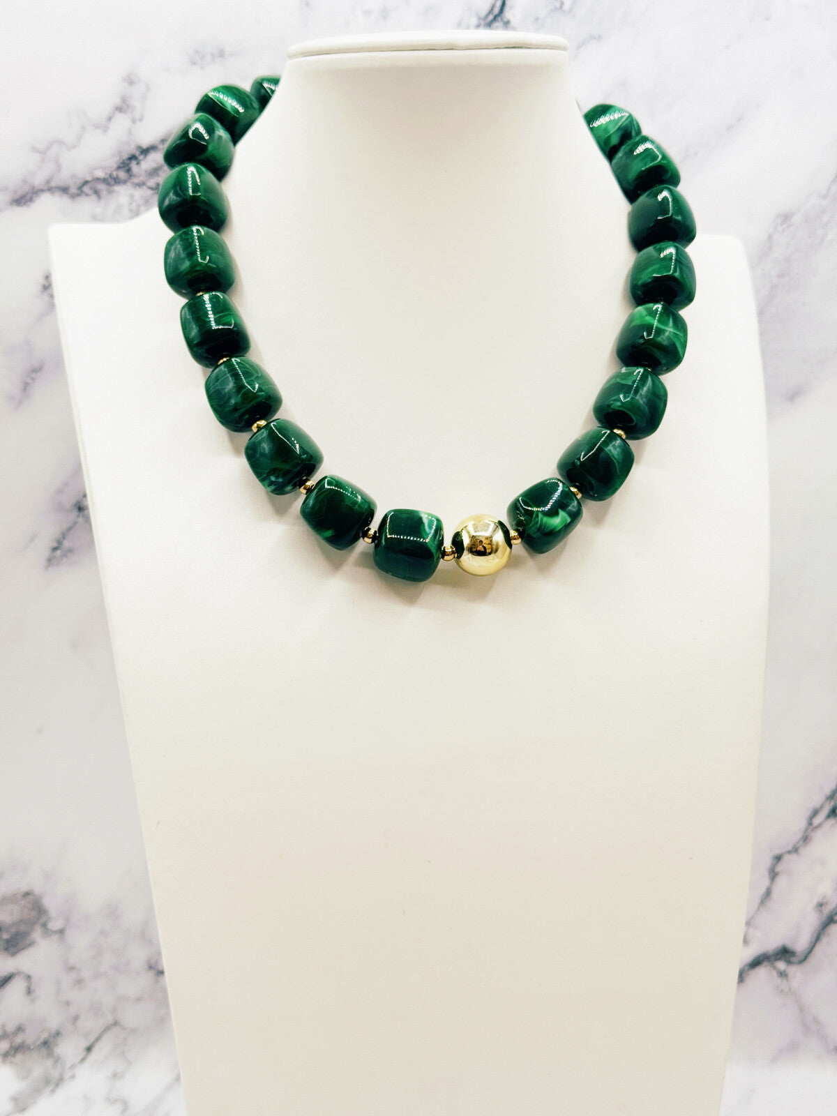 Le collier MARILOU - Vert